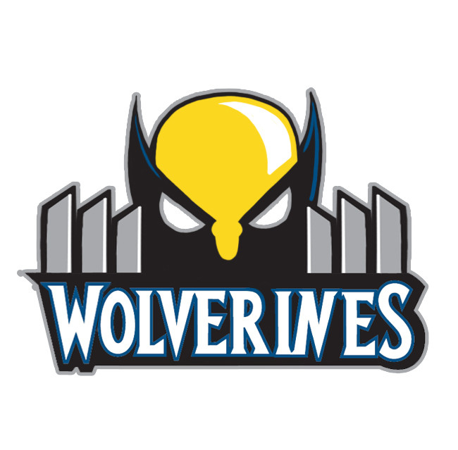 Minnesota Timberwolves Wolverine logo iron on transfers